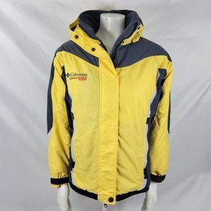 Columbia Sportswear Challenge Series Womens sz small Yellow Jacket Winter Hiking